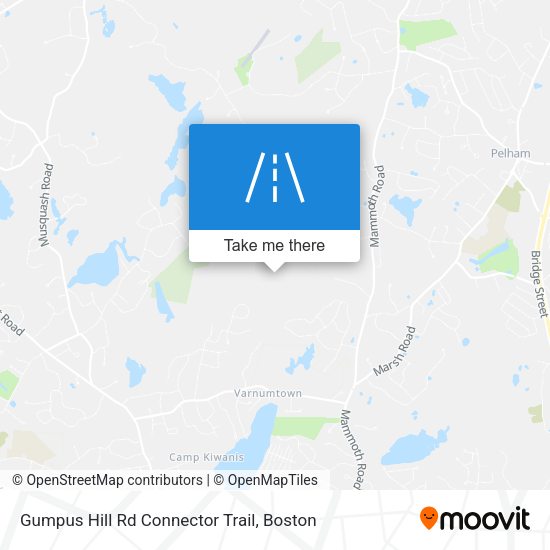 Gumpus Hill Rd Connector Trail map