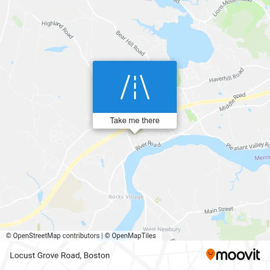 Locust Grove Road map