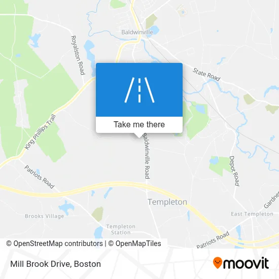 Mill Brook Drive map