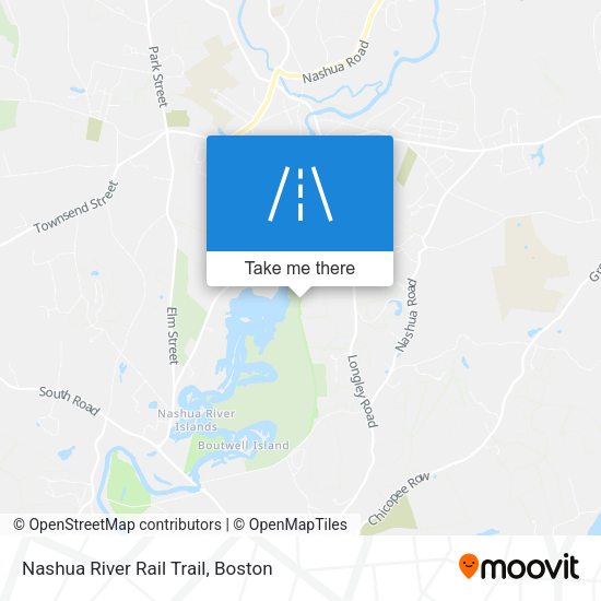 Mapa de Nashua River Rail Trail