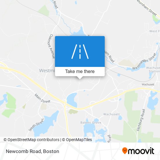 Mapa de Newcomb Road