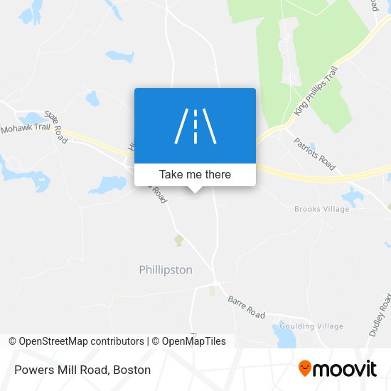 Powers Mill Road map