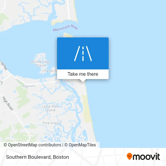 Southern Boulevard map