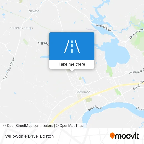 Willowdale Drive map