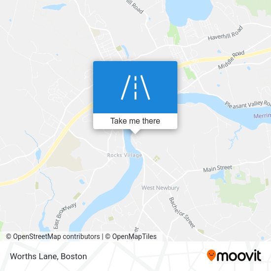 Mapa de Worths Lane