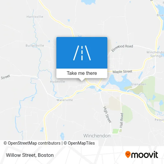 Willow Street map