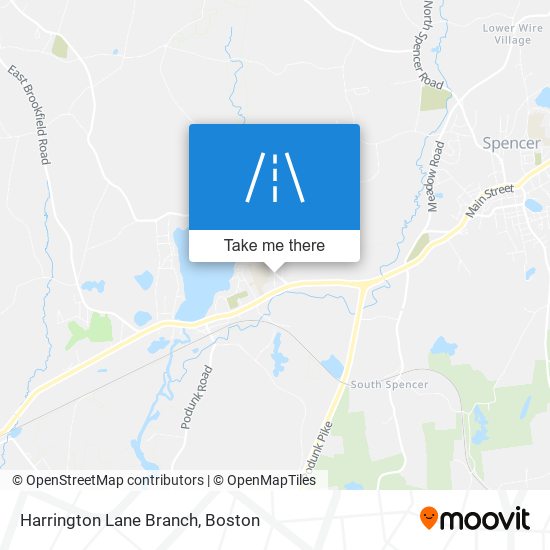 Harrington Lane Branch map