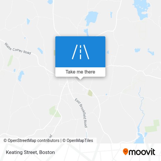 Mapa de Keating Street