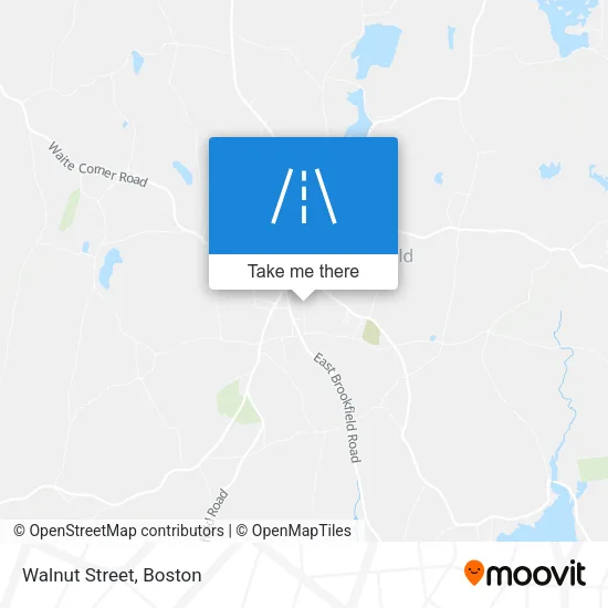 Walnut Street map