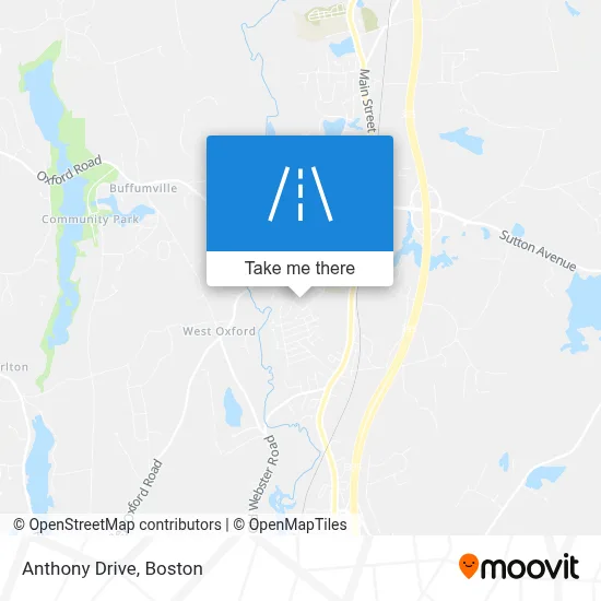 Anthony Drive map