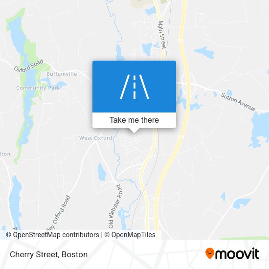 Mapa de Cherry Street