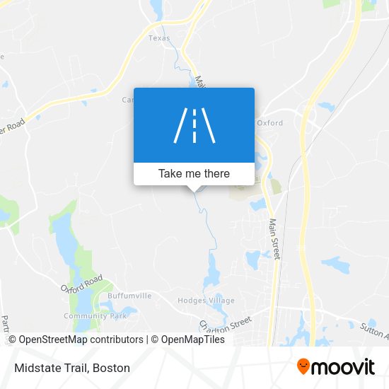 Mapa de Midstate Trail