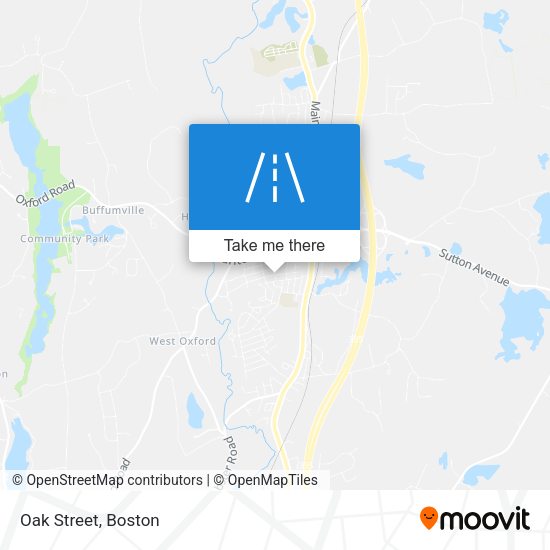 Mapa de Oak Street