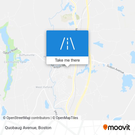 Mapa de Quobaug Avenue