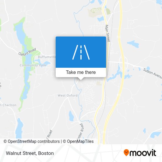 Mapa de Walnut Street
