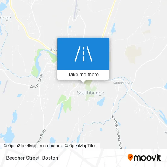 Beecher Street map