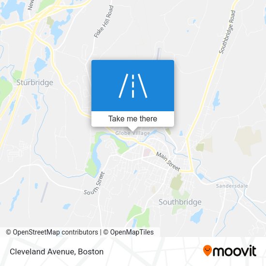 Mapa de Cleveland Avenue