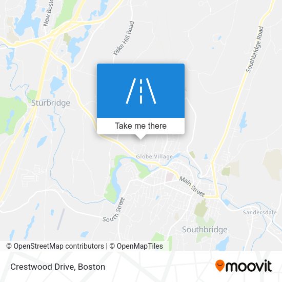 Mapa de Crestwood Drive