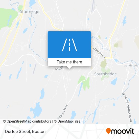 Mapa de Durfee Street