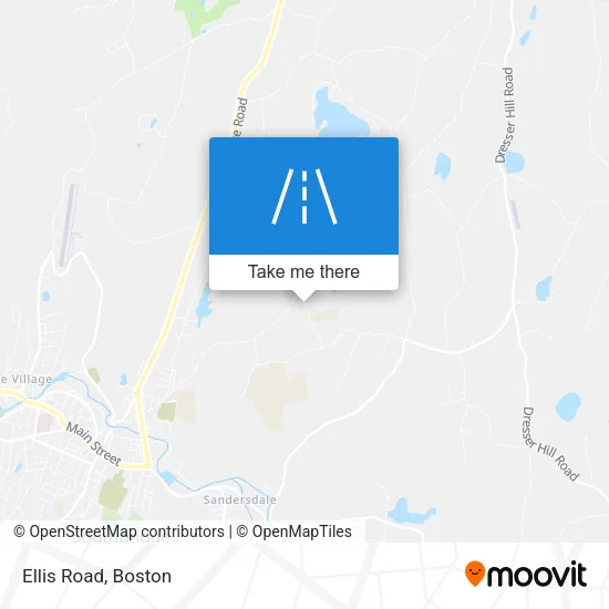 Ellis Road map