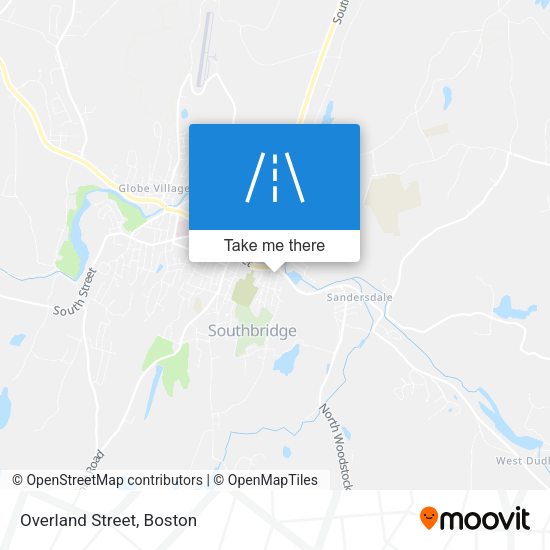 Mapa de Overland Street