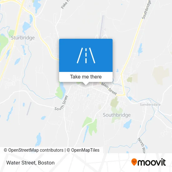 Water Street map