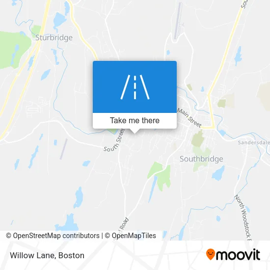 Willow Lane map