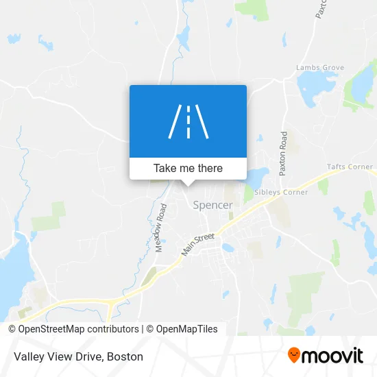 Valley View Drive map