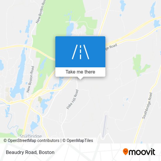 Mapa de Beaudry Road