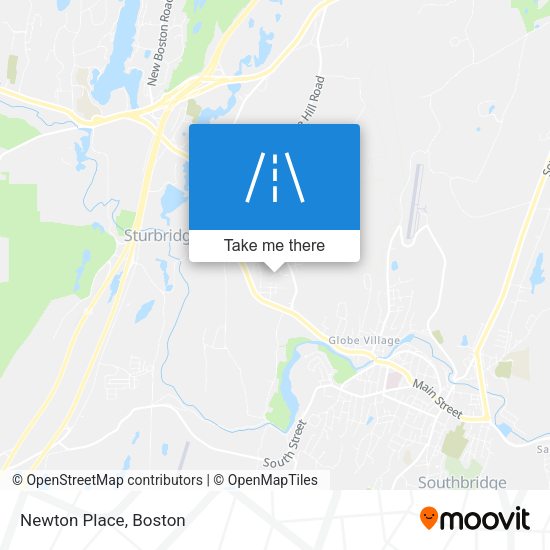 Newton Place map