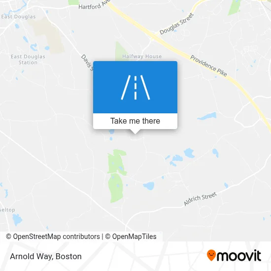 Arnold Way map