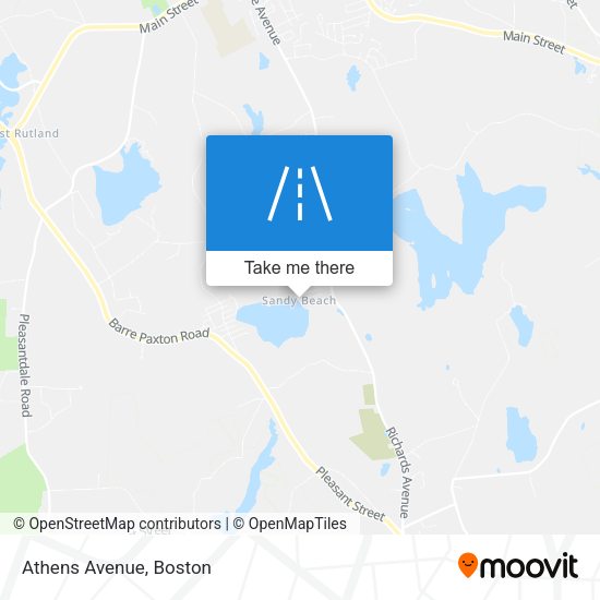 Mapa de Athens Avenue