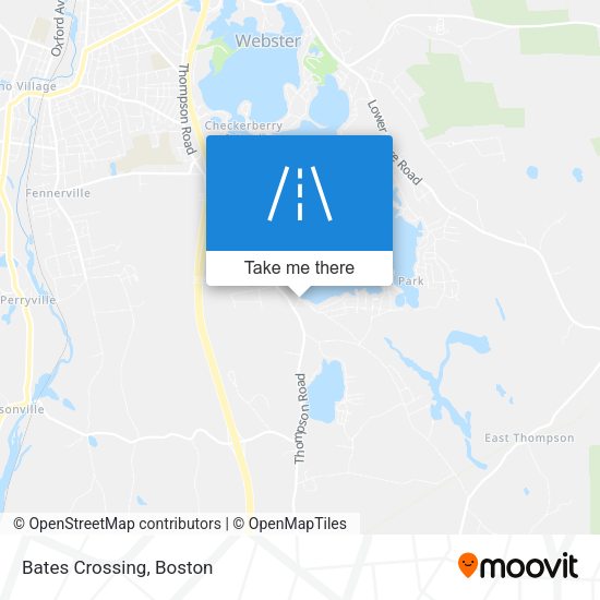 Bates Crossing map