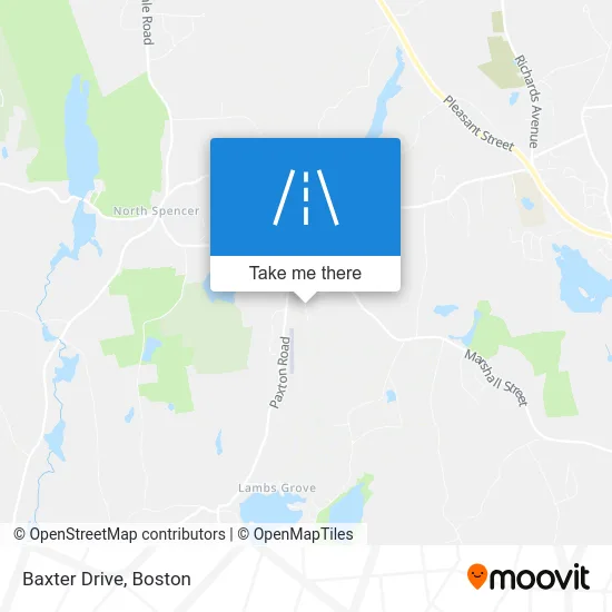 Baxter Drive map