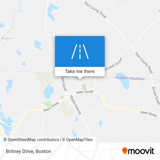 Britney Drive map
