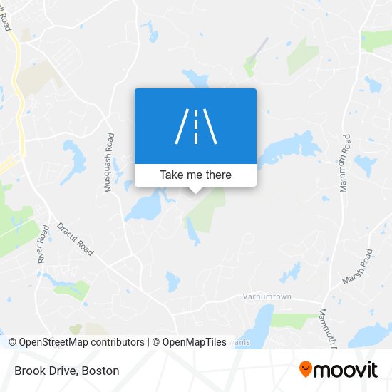 Brook Drive map