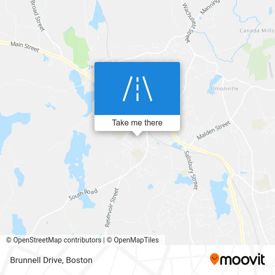 Brunnell Drive map
