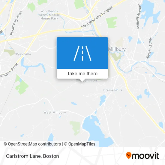Carlstrom Lane map