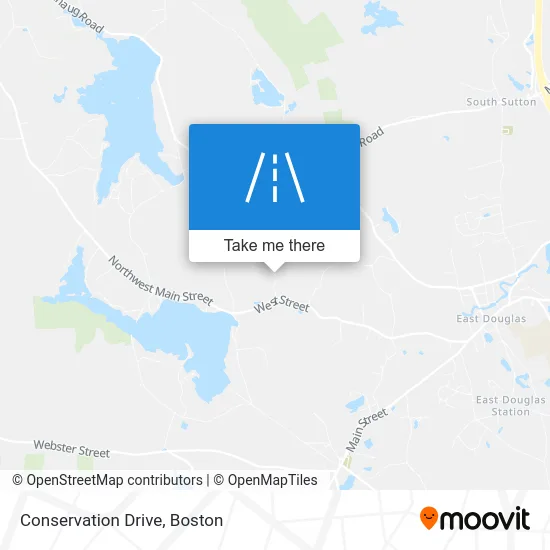 Conservation Drive map