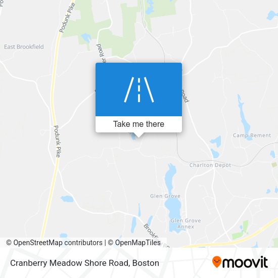 Cranberry Meadow Shore Road map