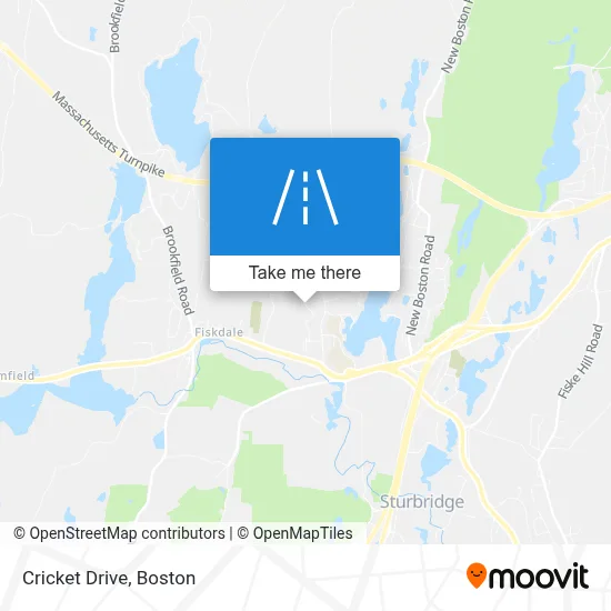 Cricket Drive map