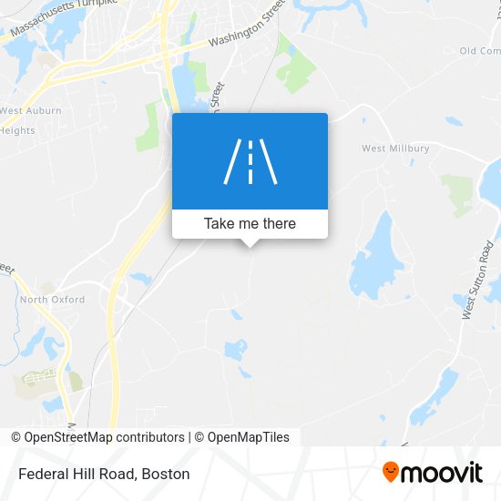 Mapa de Federal Hill Road