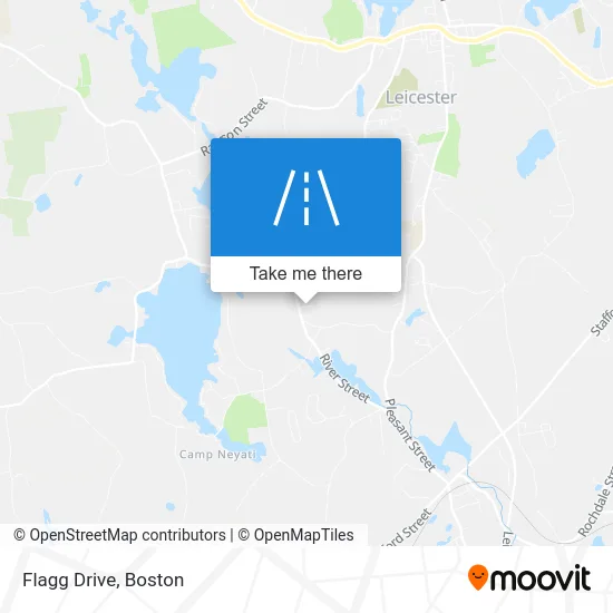 Flagg Drive map