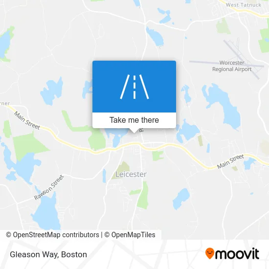 Gleason Way map
