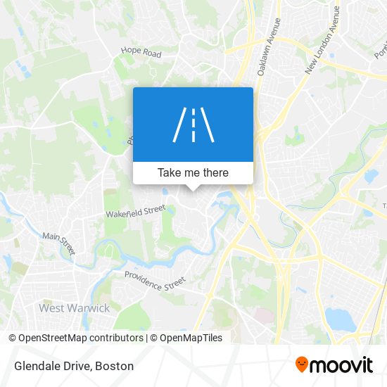 Glendale Drive map