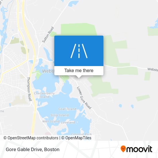 Mapa de Gore Gable Drive