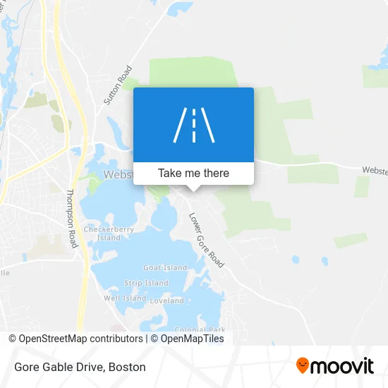 Gore Gable Drive map