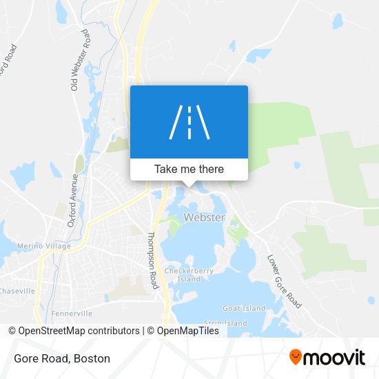 Mapa de Gore Road