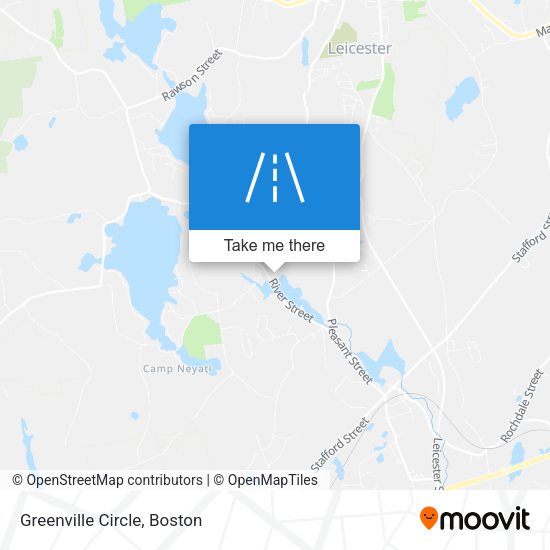 Mapa de Greenville Circle