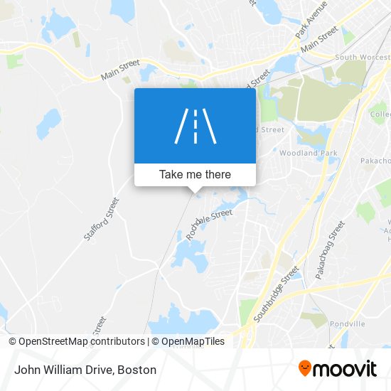 John William Drive map